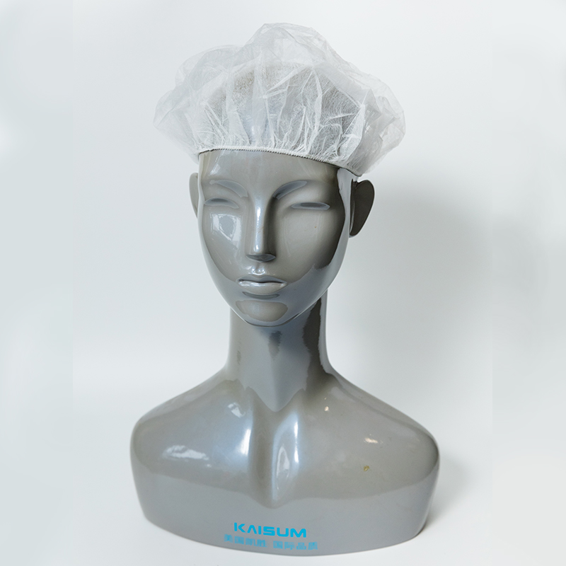  Disposable non-woven round cap white 21 "