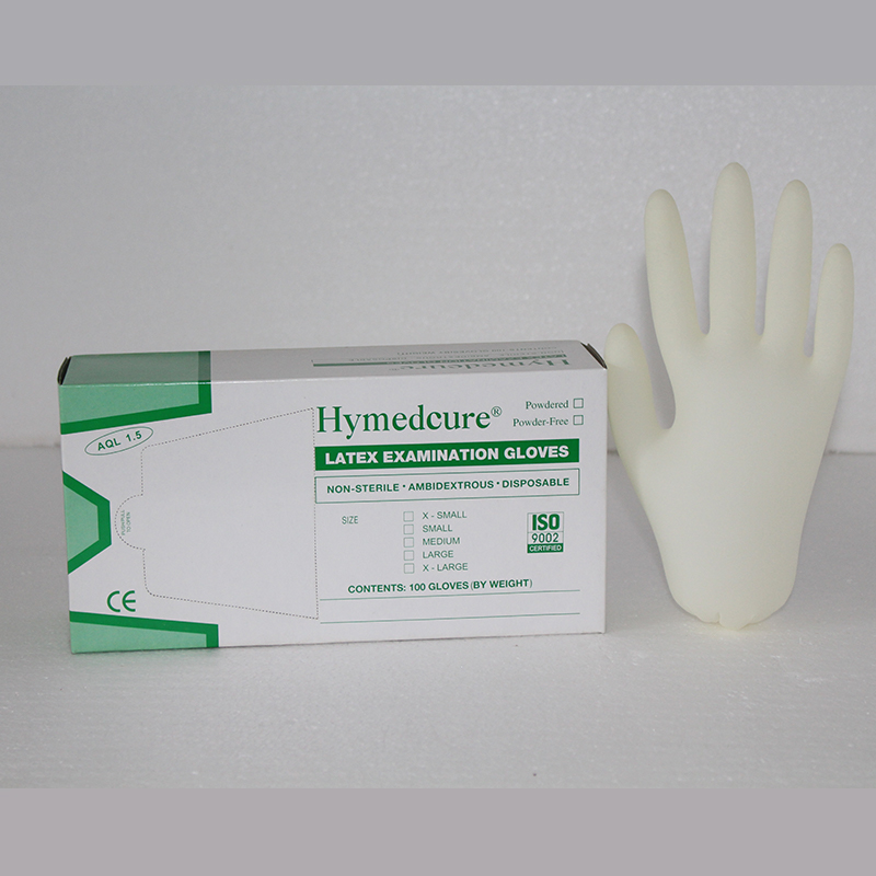 Medical latex gloves