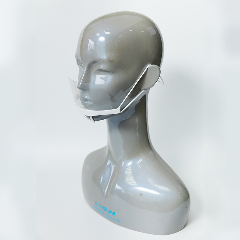 Transparent plastic mask